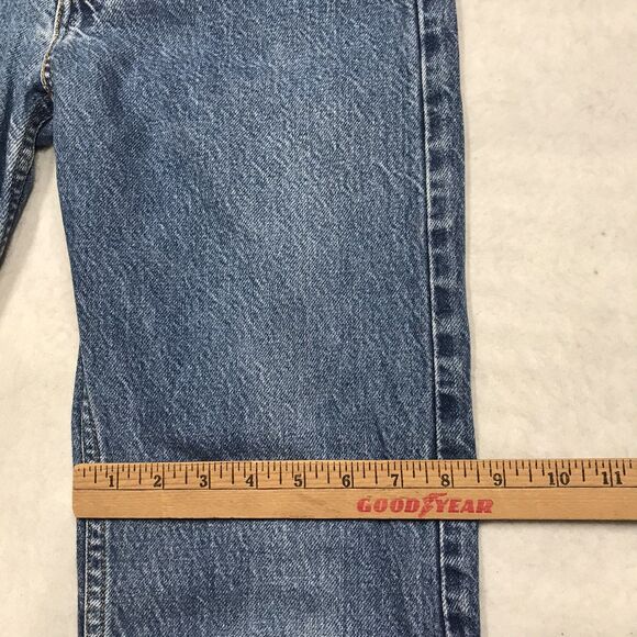 90s LEVIS 505 Jean Men 30x29 (30/30 tag) Orange Tab Regular Straight Distressed - Picture 9 of 15